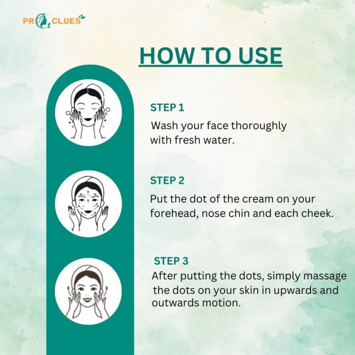 Proclues Night Cream How to Use