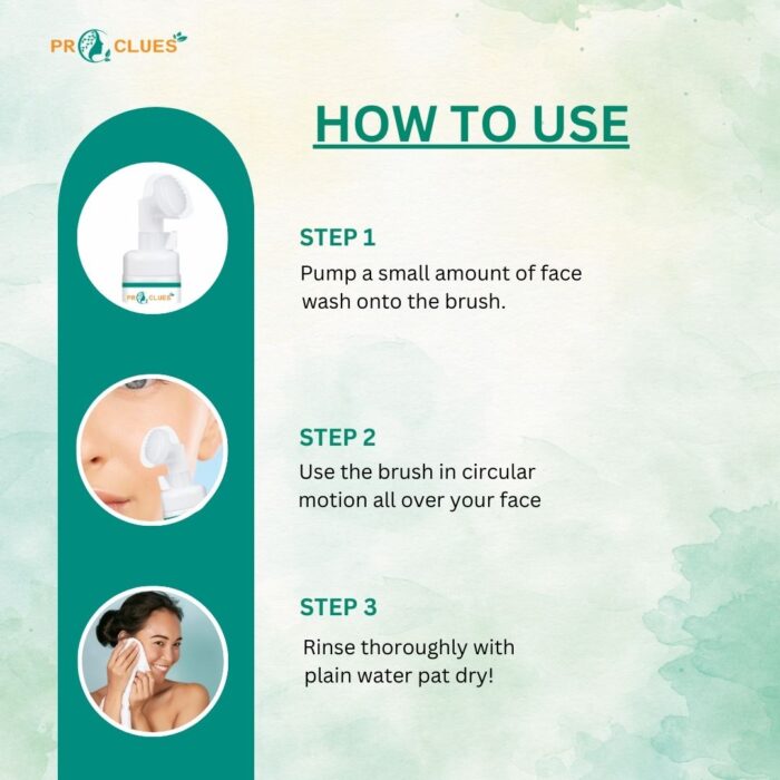 Proclues face wash how to use