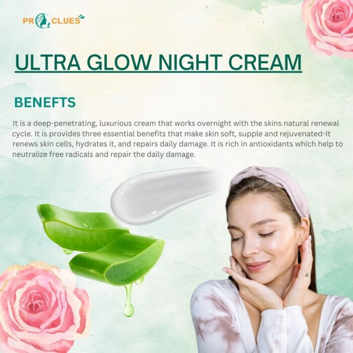 Proclues night Cream Benefits